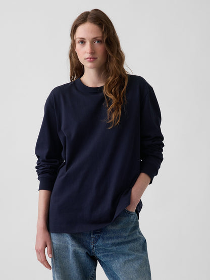 Lacivert Heavyweight Relaxed T-shirt