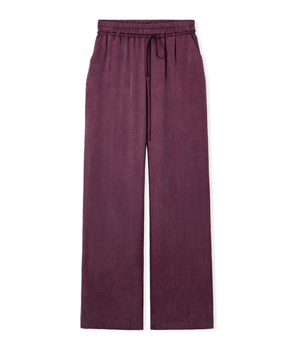 Mor Parlak Dokulu Wide Leg Pantolon Is1260003245008 | Ipekyol
