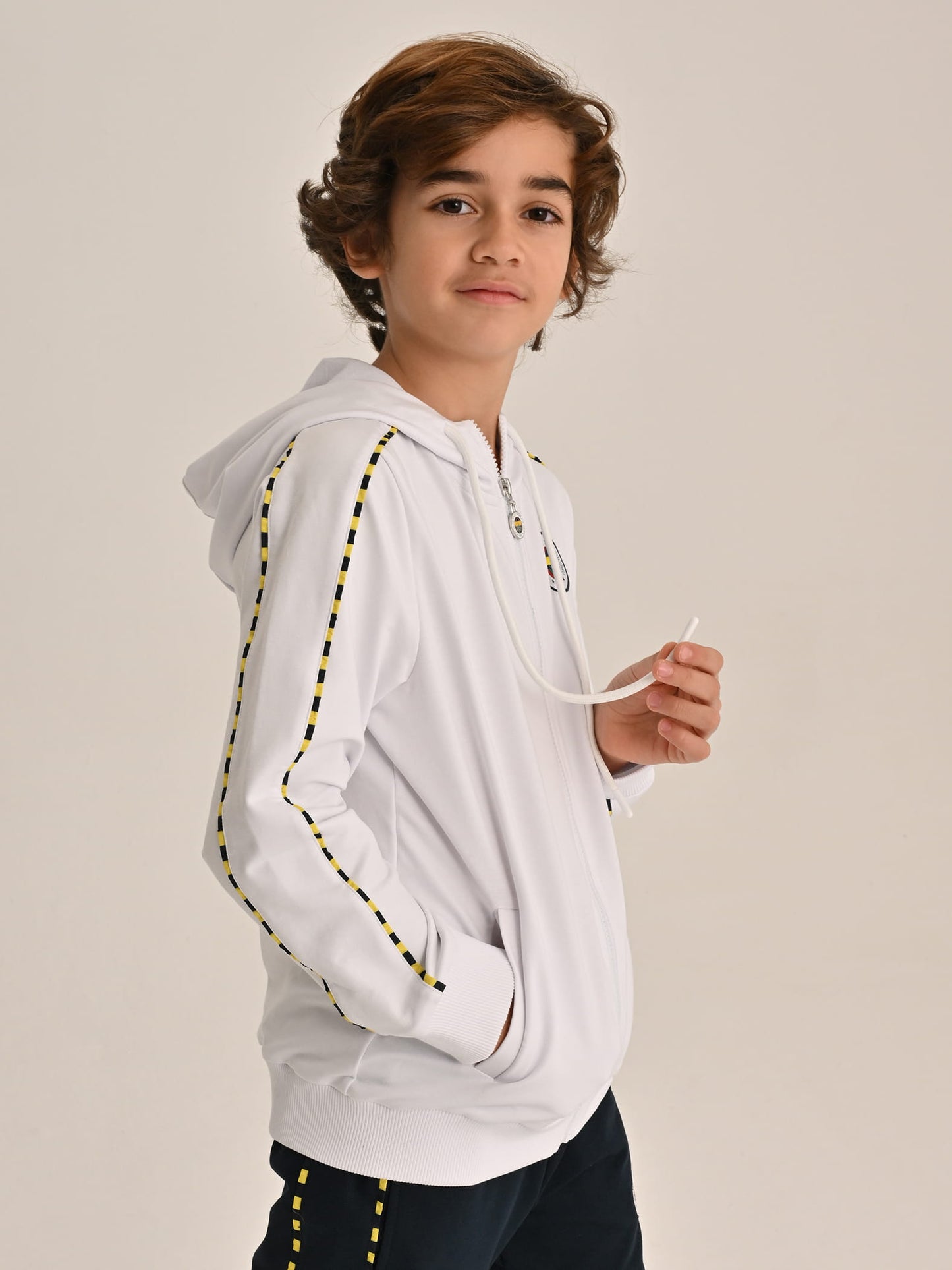 Fenerbahçe Beyaz Tribün Basic Çocuk Sweatshirt
