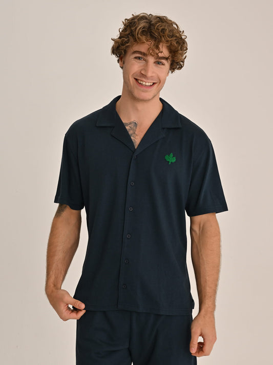 Fenerbahçe Lacivert Trend Viskon Erkek Gömlek