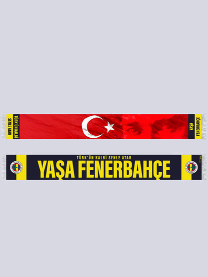 Fenerbahçe Türk'ün Kalbi Senle Atar Unisex Şal