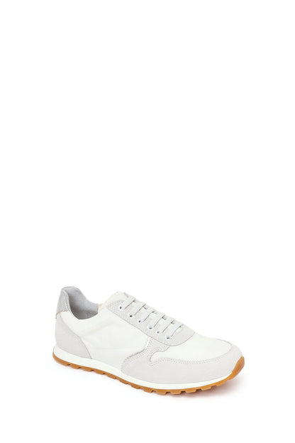 Kadın Beyaz Bağcıklı Deri Sneaker