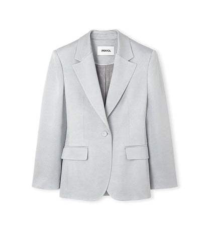 Gri Bel Vurgulu Blazer Is1260106035055 | Ipekyol