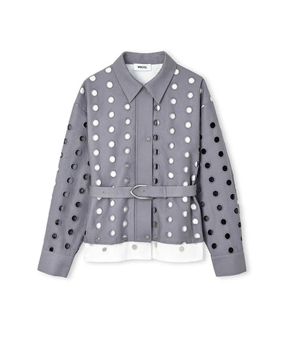 Gri Non Denim Ve Poplin Mix Ceket Is1260005105005 | Ipekyol
