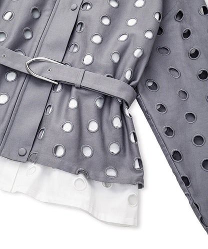 Gri Non Denim Ve Poplin Mix Ceket Is1260005105005 | Ipekyol