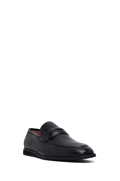 Erkek Siyah Deri Klasik Loafer