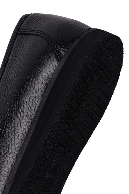 Erkek Siyah Deri Klasik Loafer