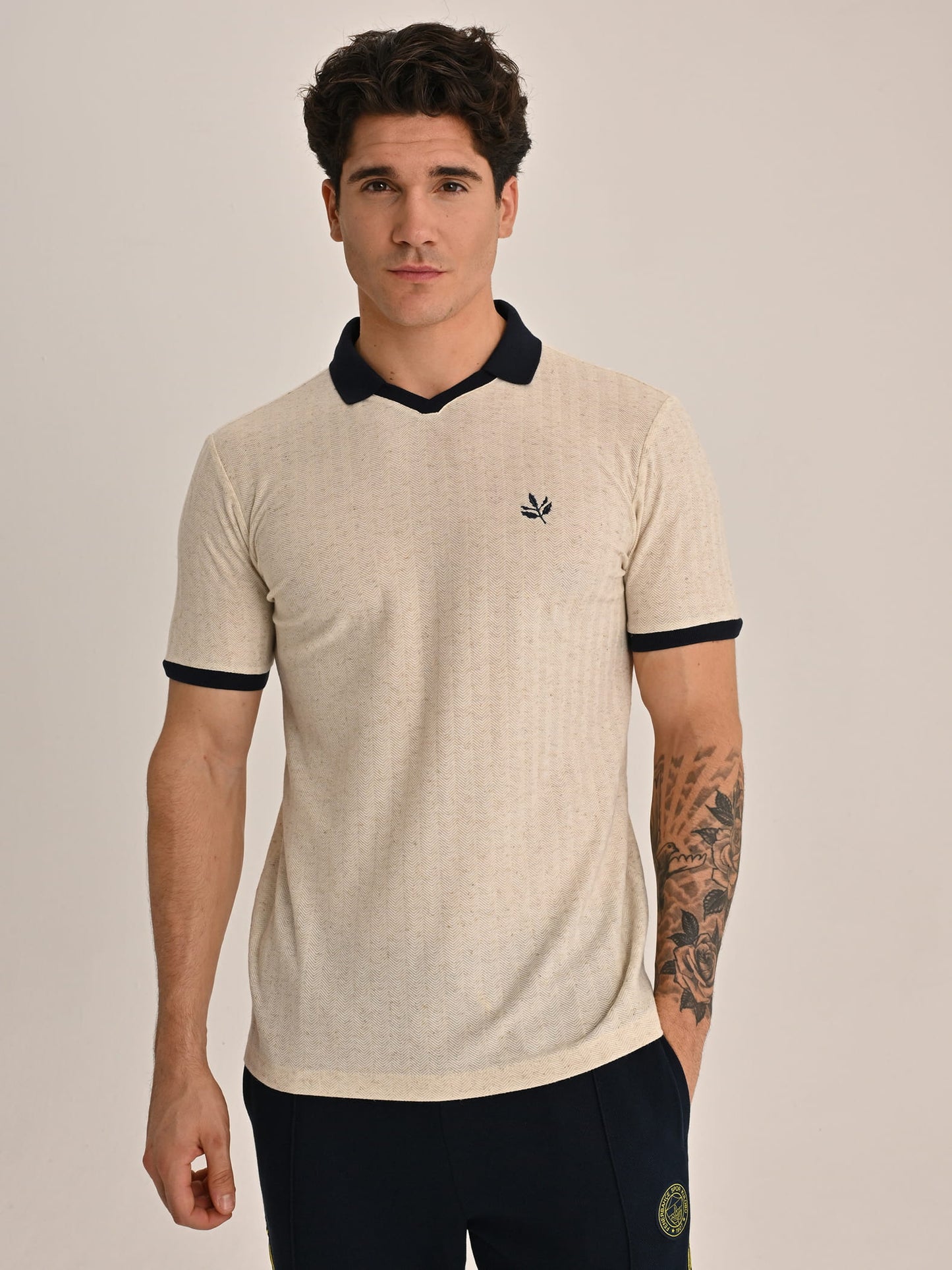 Fenerbahçe Taş Trend Nakış Palamutlu Erkek Polo Tshirt