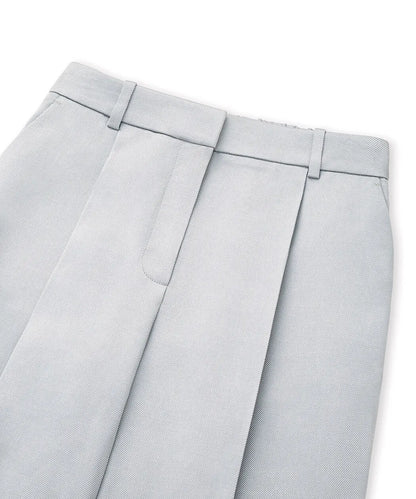 Gri Parlak Yüzeyli Wide Leg Pantolon Is1260003241055 | Ipekyol