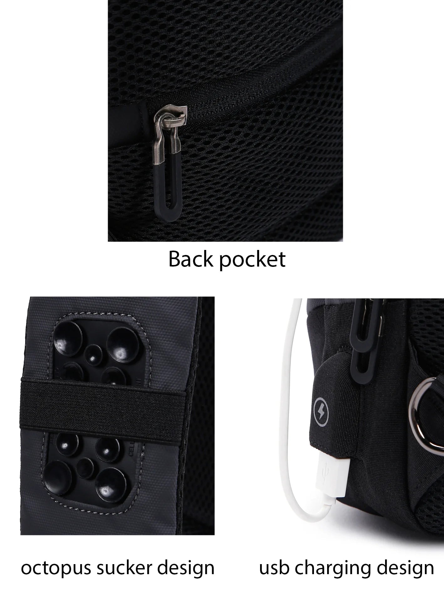D-pack Erkek Gri Teknolojik Kumaş Çapraz Çanta
