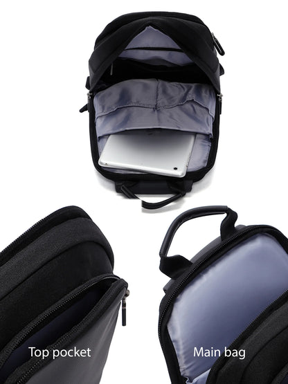 D-pack Erkek Gri Teknolojik Kumaş Çapraz Çanta