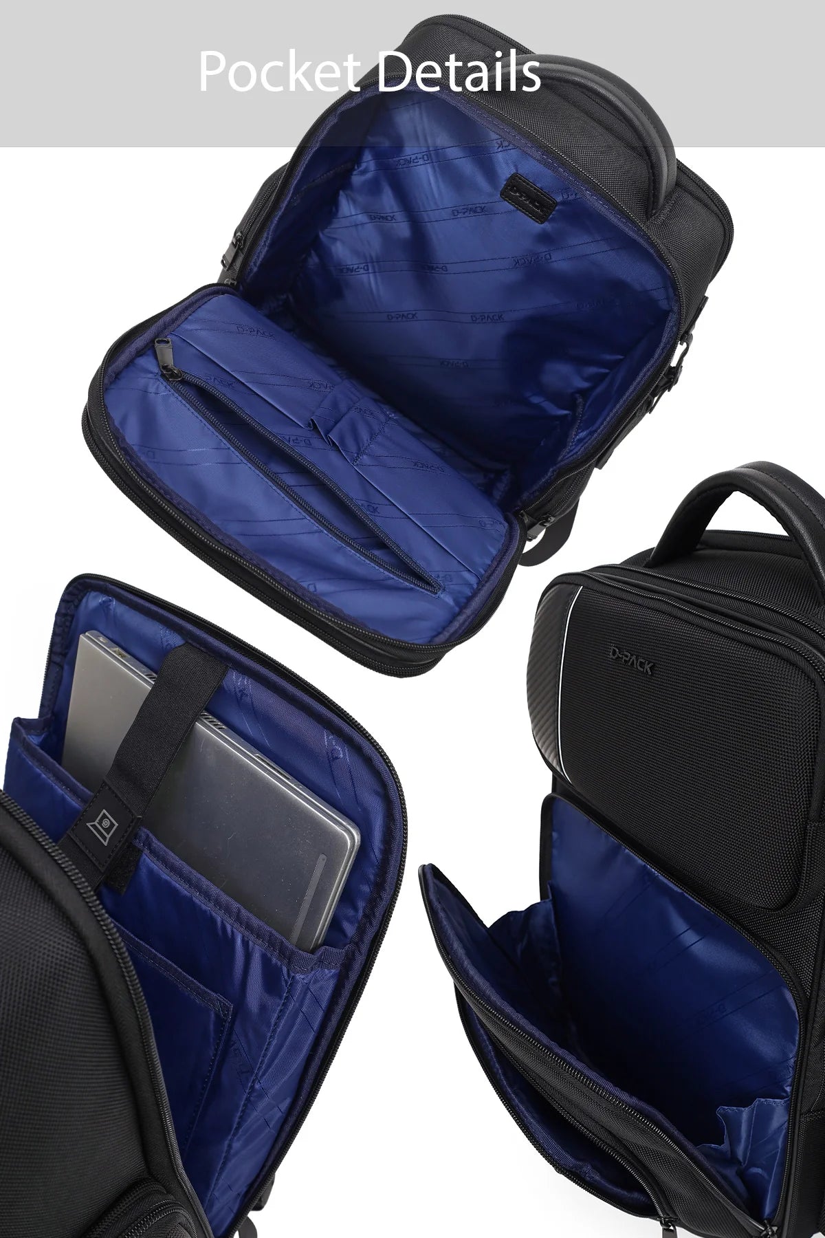 D-pack Erkek Siyah Sırt Çantası