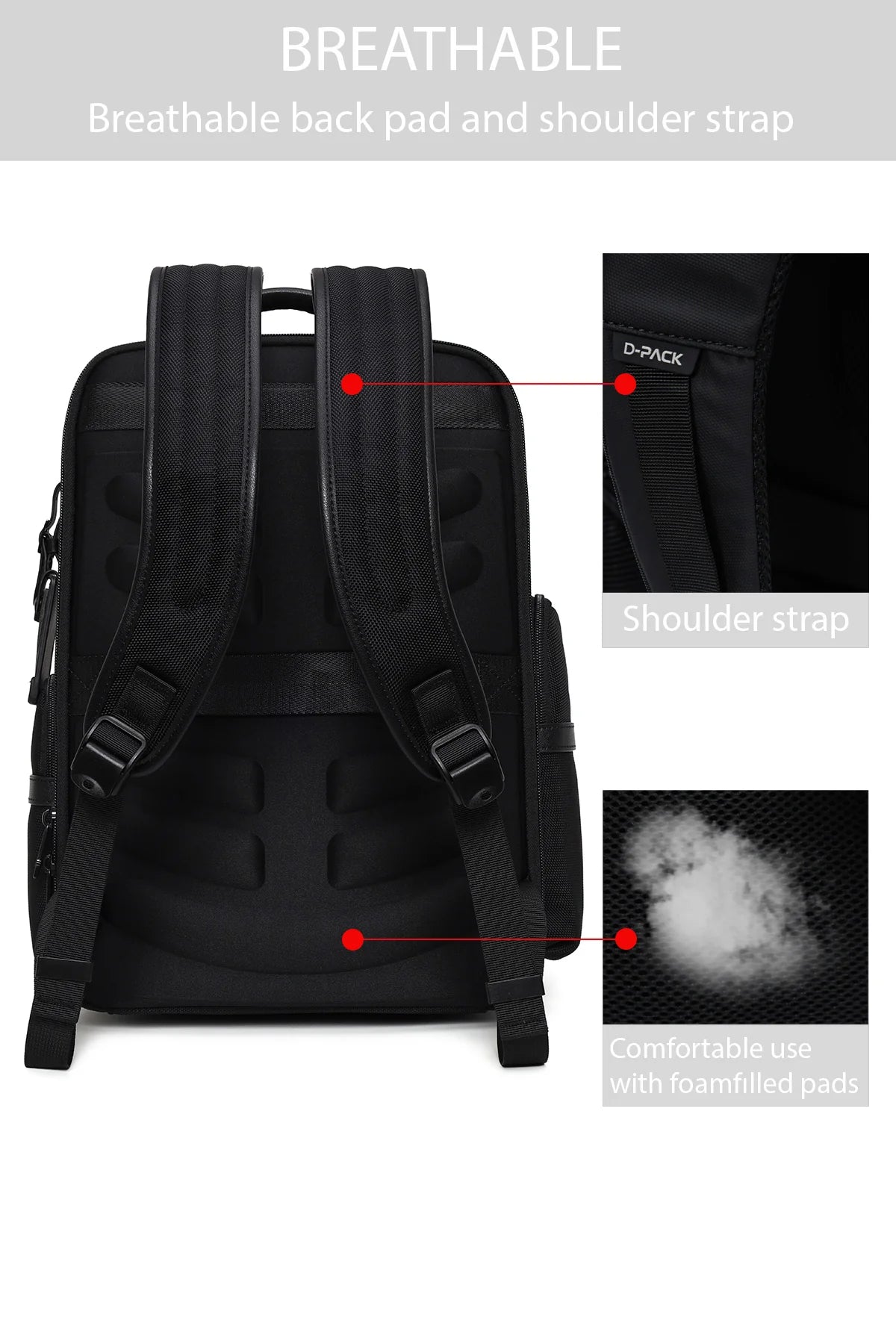 D-pack Erkek Siyah Sırt Çantası