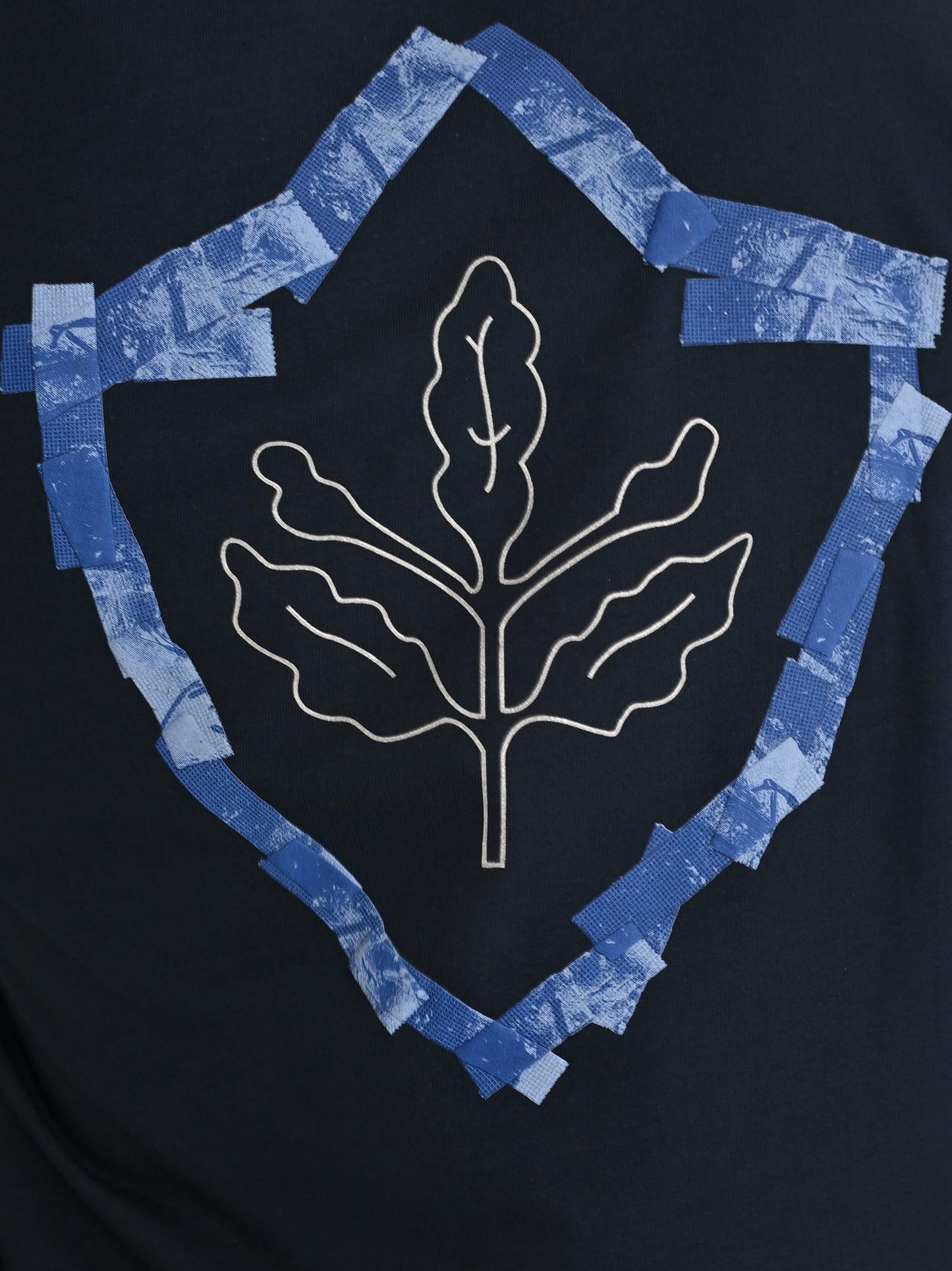 Fenerbahçe Lacivert Tribün Bant Detaylı Erkek Oversize Tshirt