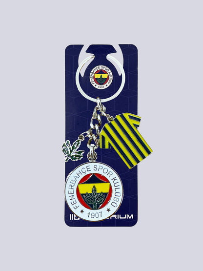 Fenerbahçe Arma Forma Palamut Metal Anahtarlık