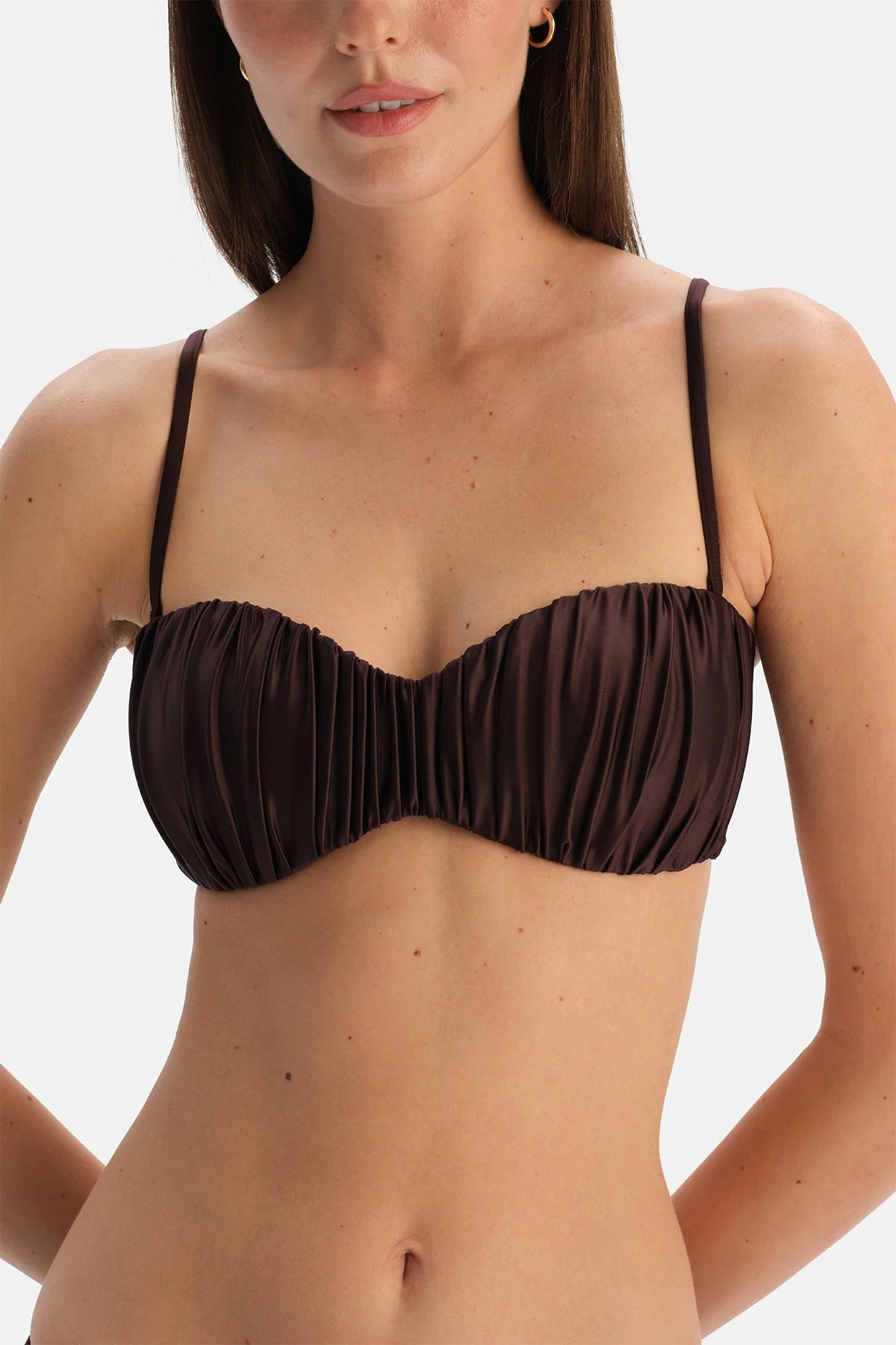 Straplez Bikini Üst
