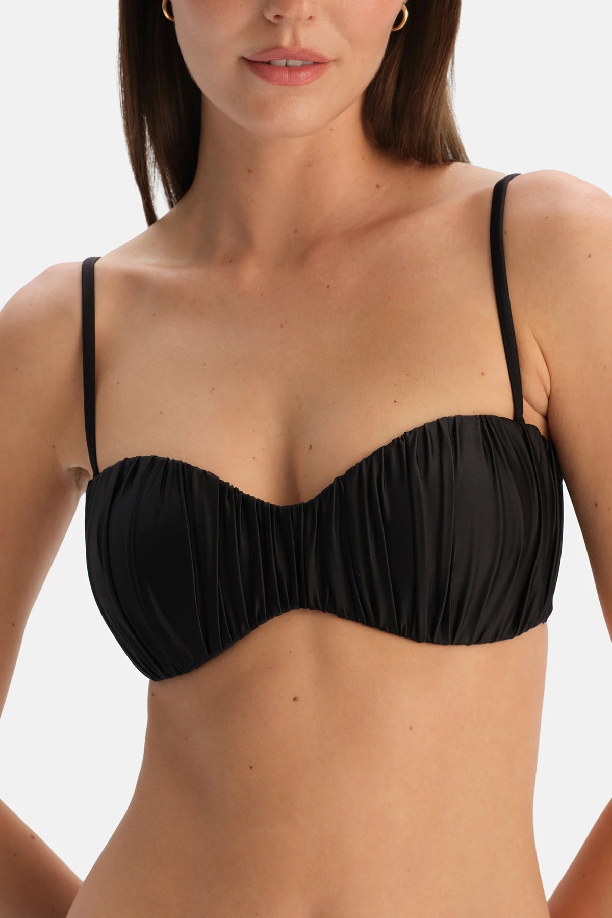Straplez Bikini Üst