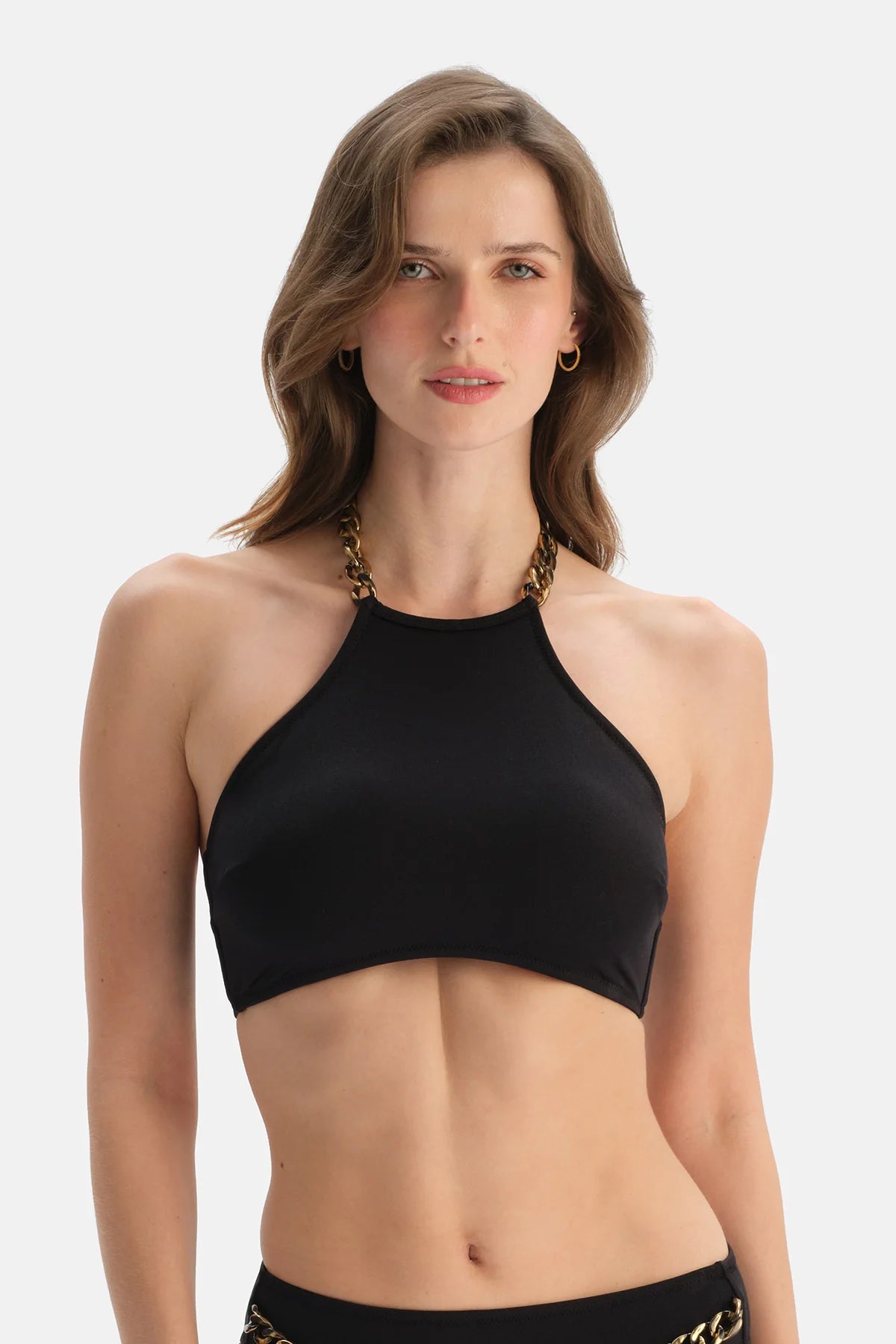 Halter Yaka Bikini Üst