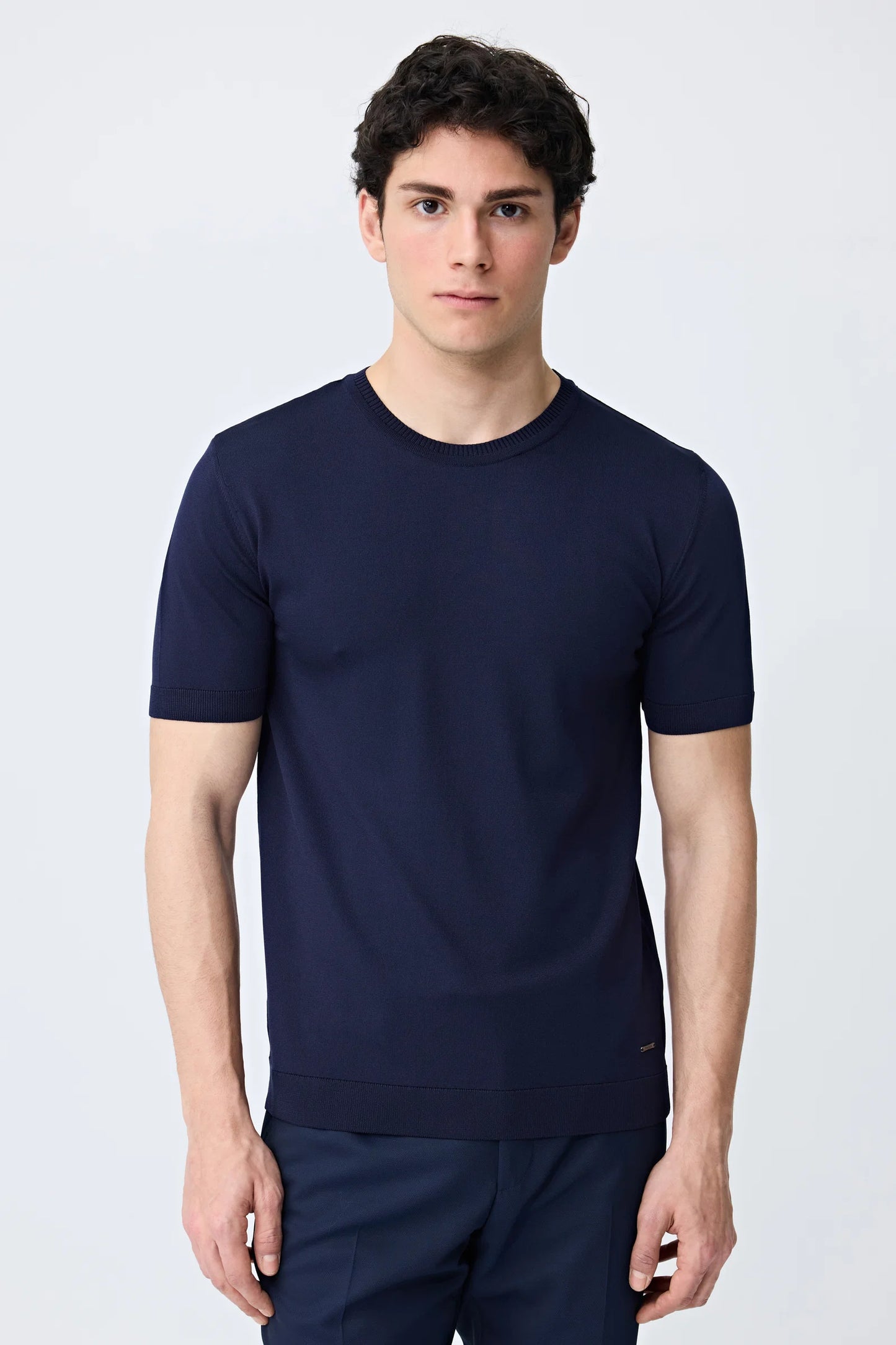 Tween Lacivert Yazlık Rayon Triko Kazak