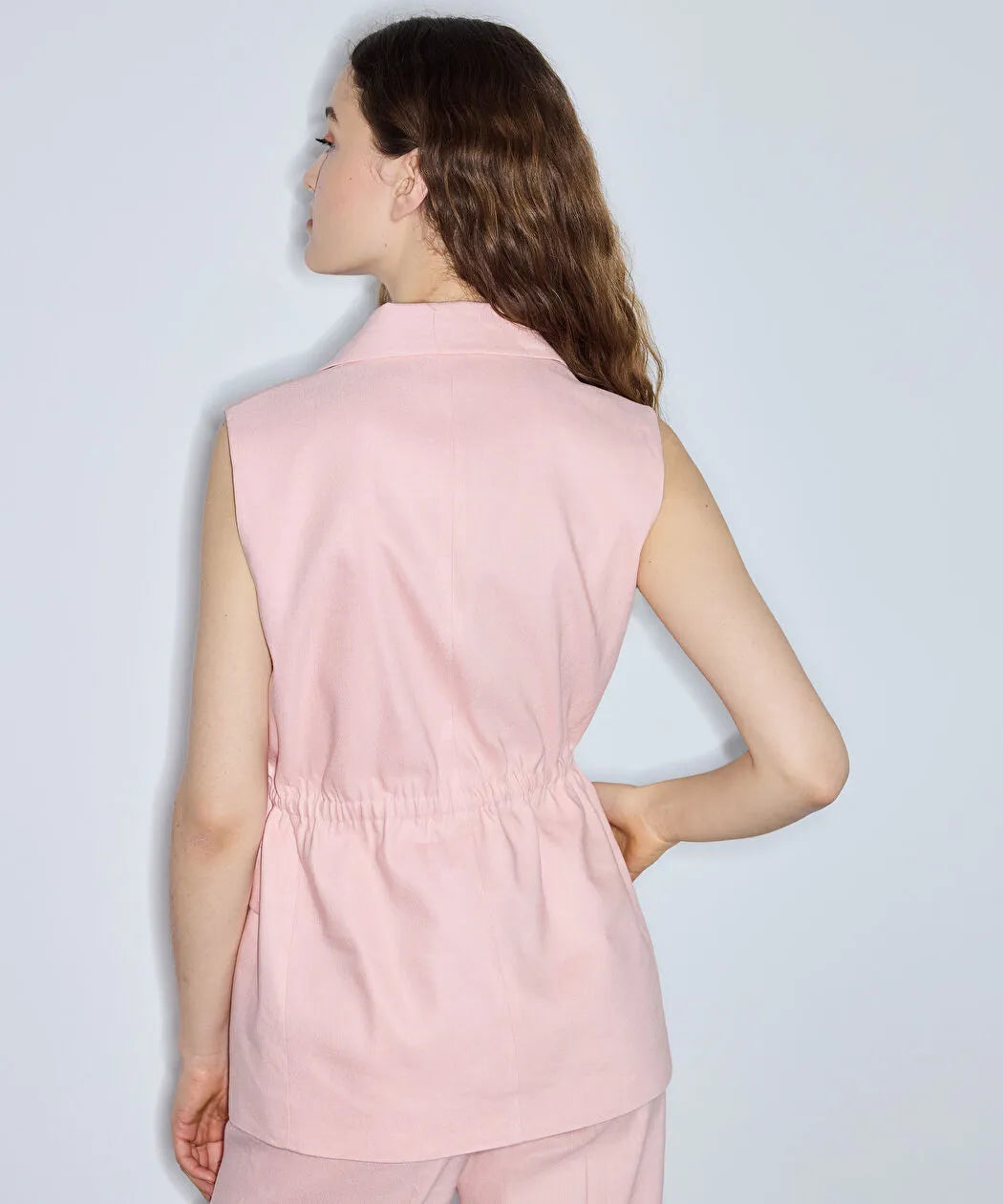 Pembe Ayarlanabilir Bel Yelek Is1260007037093 | Ipekyol