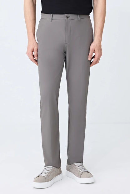 Tween Relaxed Fit (pilesiz) Vizon Armürlü Kumaş Pantolon