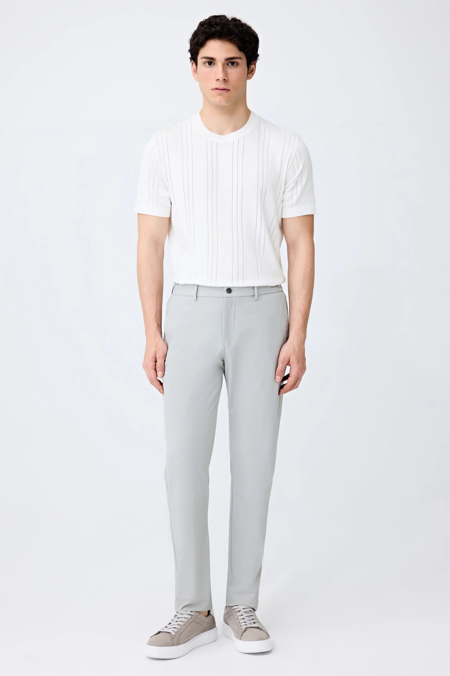 Tween Relaxed Fit (pilesiz) Taş Düz Kumaş Pantolon