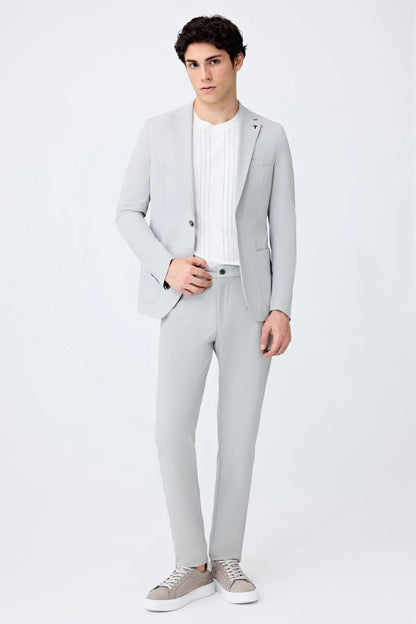 Tween Relaxed Fit (pilesiz) Taş Düz Kumaş Pantolon