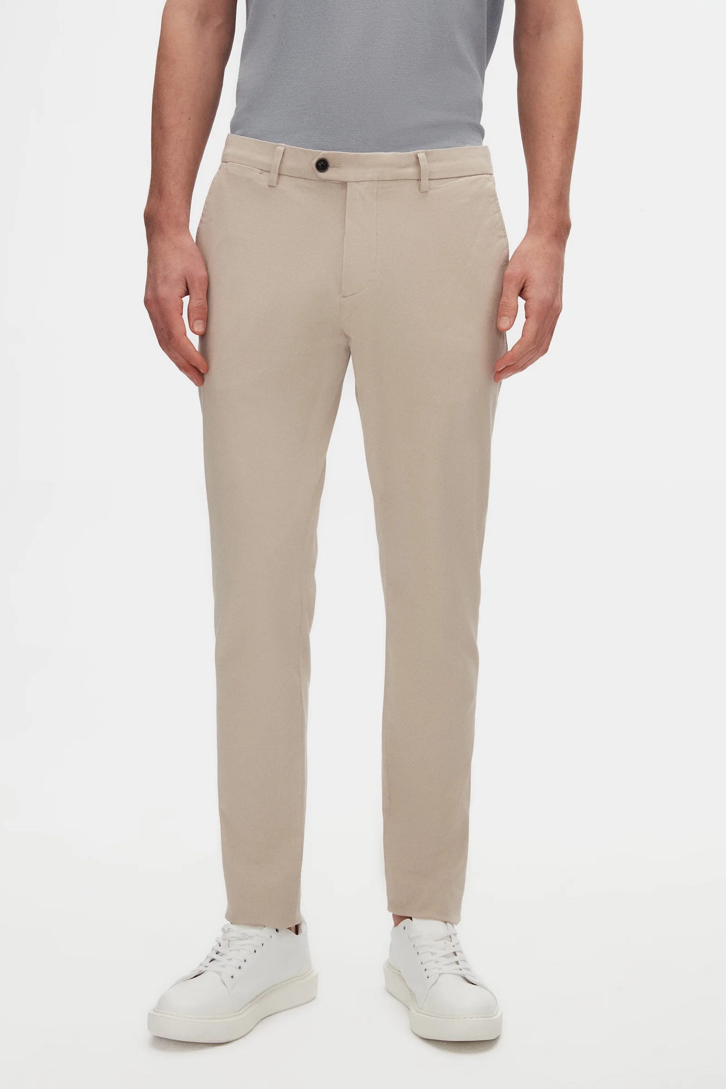 Damat Slim Fit Taş Gabardin Chino Pantolon