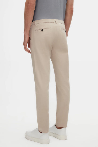 Damat Slim Fit Taş Gabardin Chino Pantolon