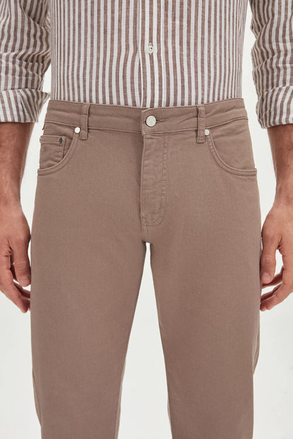 Damat Slim Fit Vizon Chino Pantolon