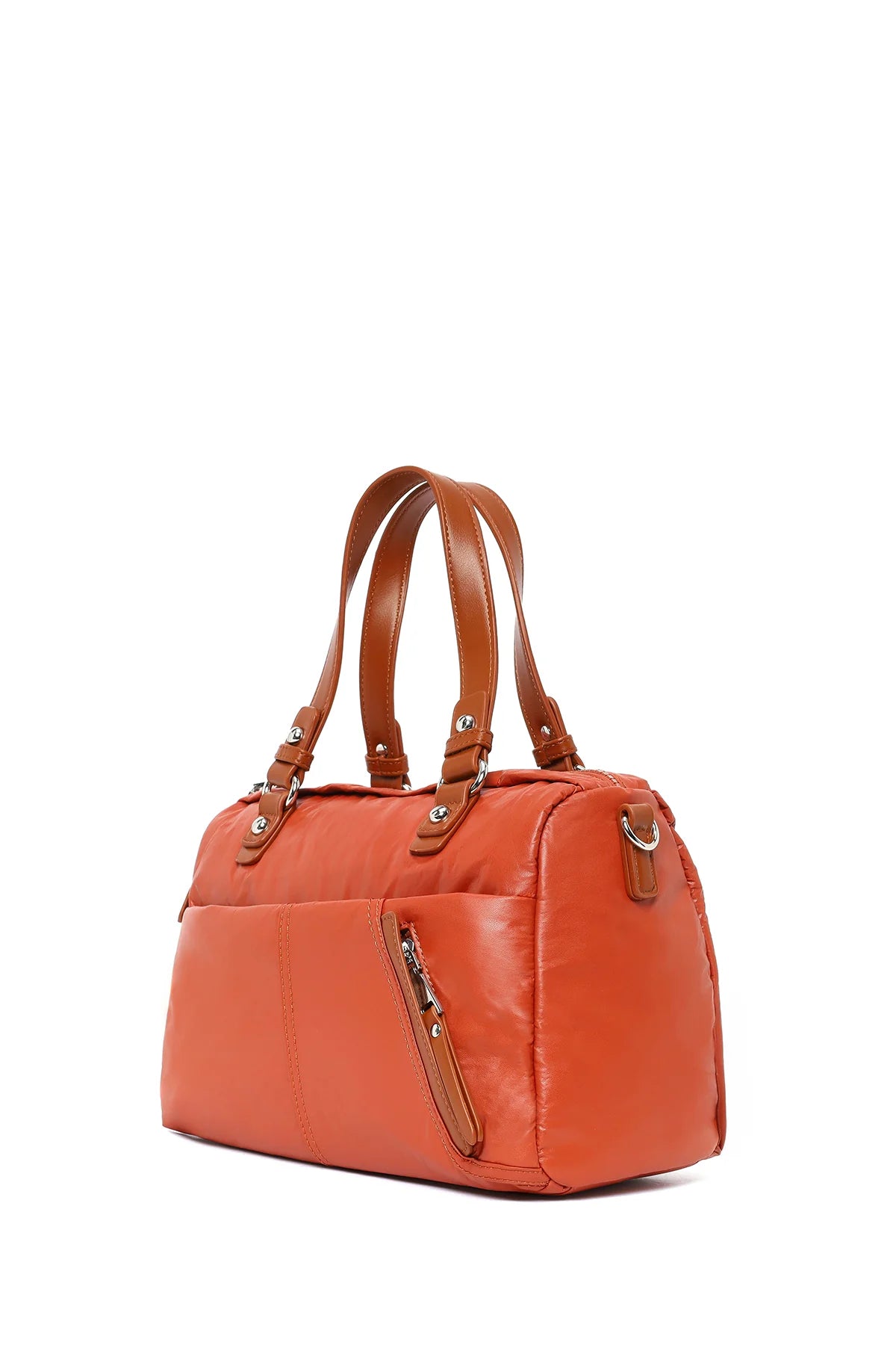 Kadın Turuncu Uzun Askılı Kol Çantası