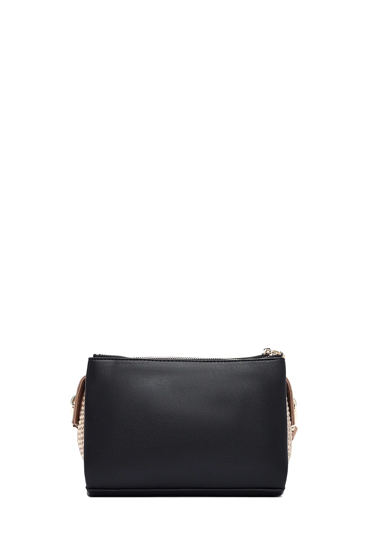 Kadın Siyah Charmlı Çapraz Çanta