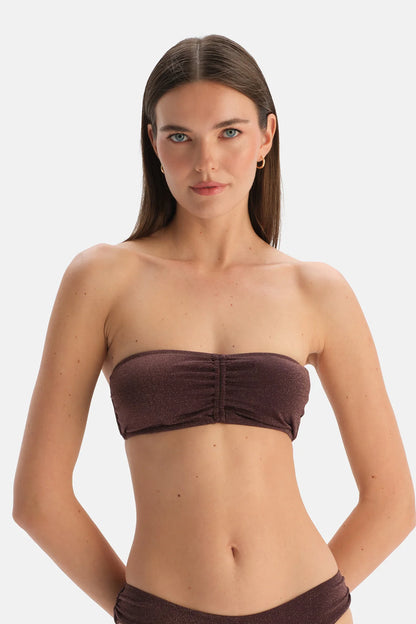 Straplez Bikini Üst