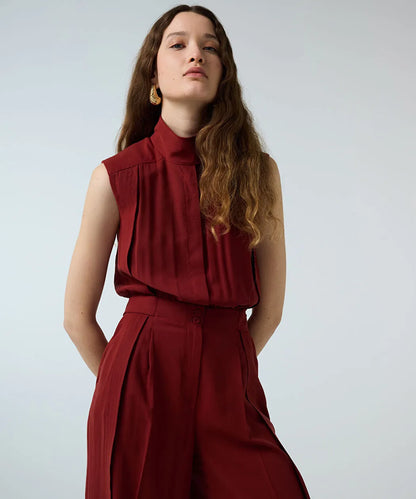Turuncu Çift Parça Görünüm Wide Leg Tulum Is1260014016054 | Ipekyol