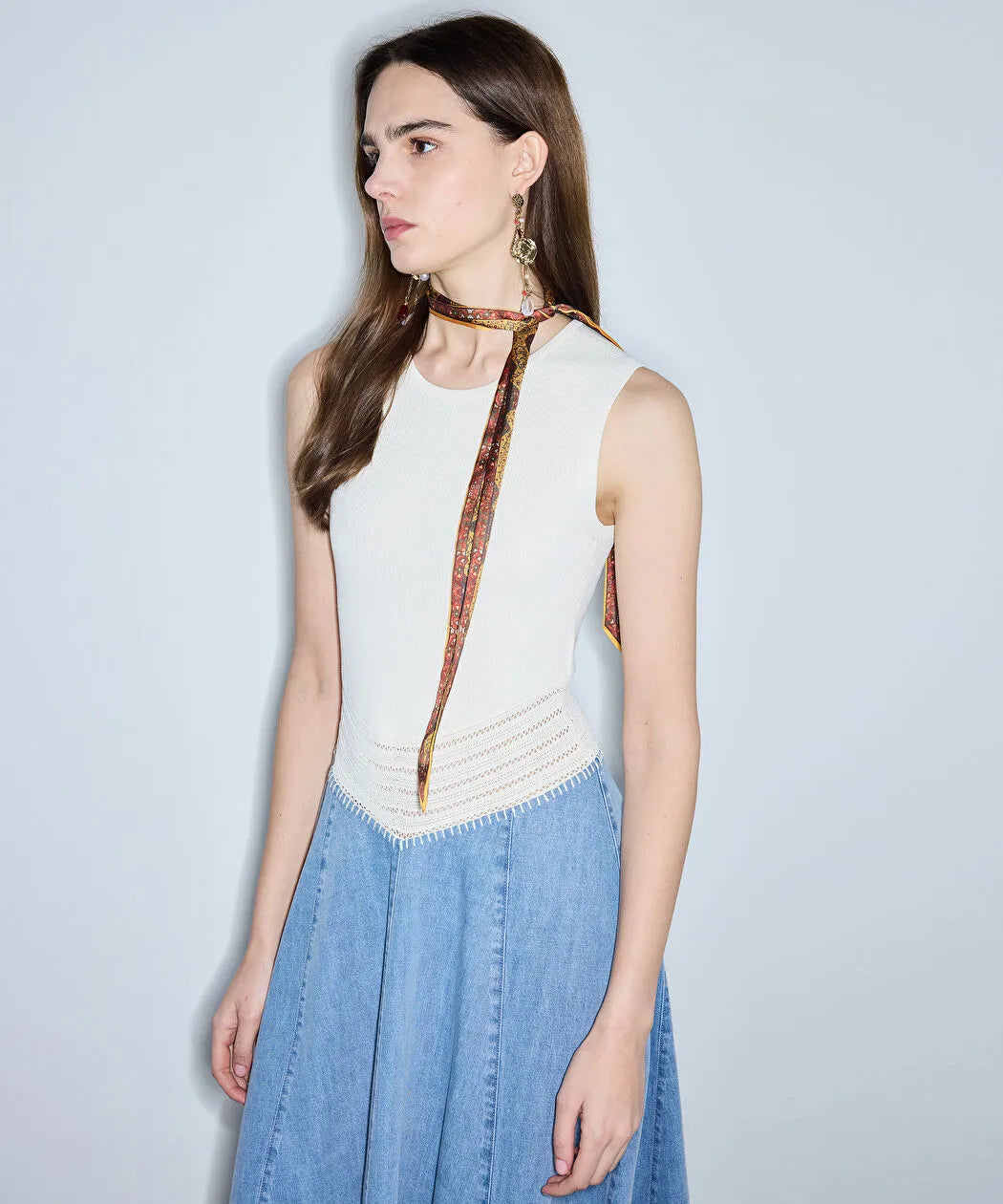 Mavi Denim Ve Triko Mix Elbise Is1260002366cc2 | Ipekyol
