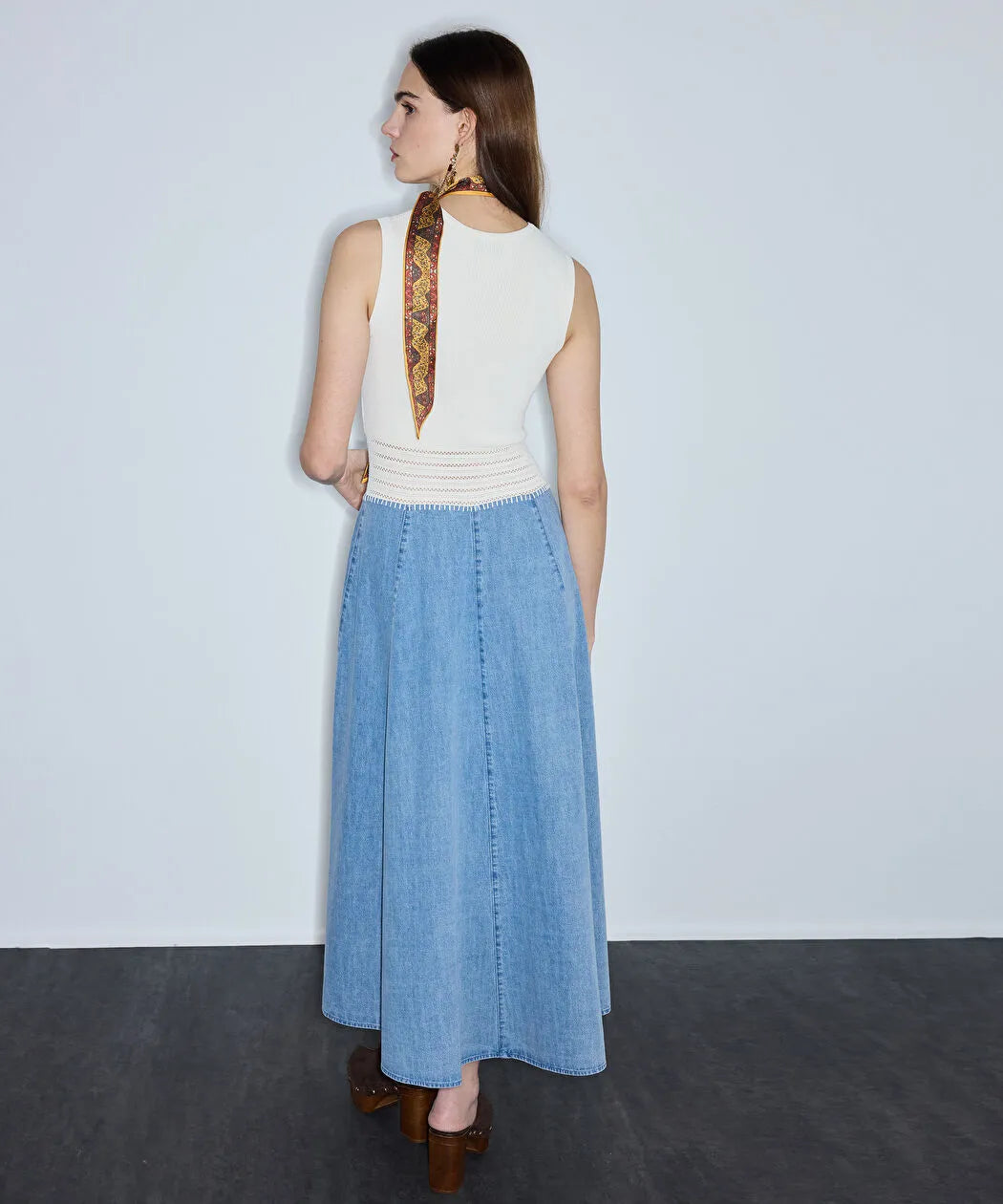 Mavi Denim Ve Triko Mix Elbise Is1260002366cc2 | Ipekyol