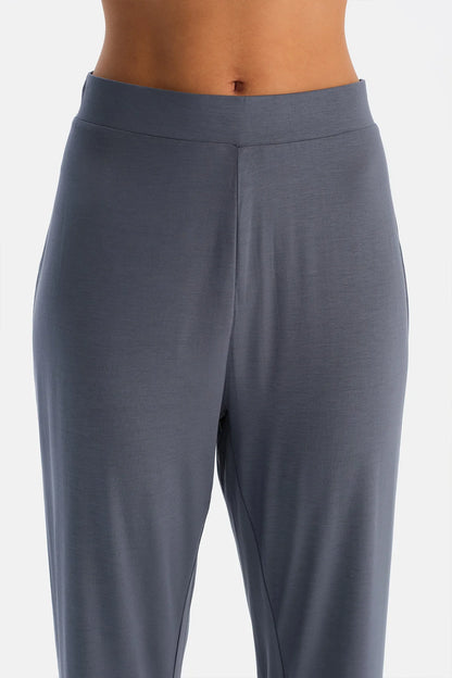 Indigo Kısa Kollu V Yaka Modal Cool Touch Tişört Pantolon Pijama Takım