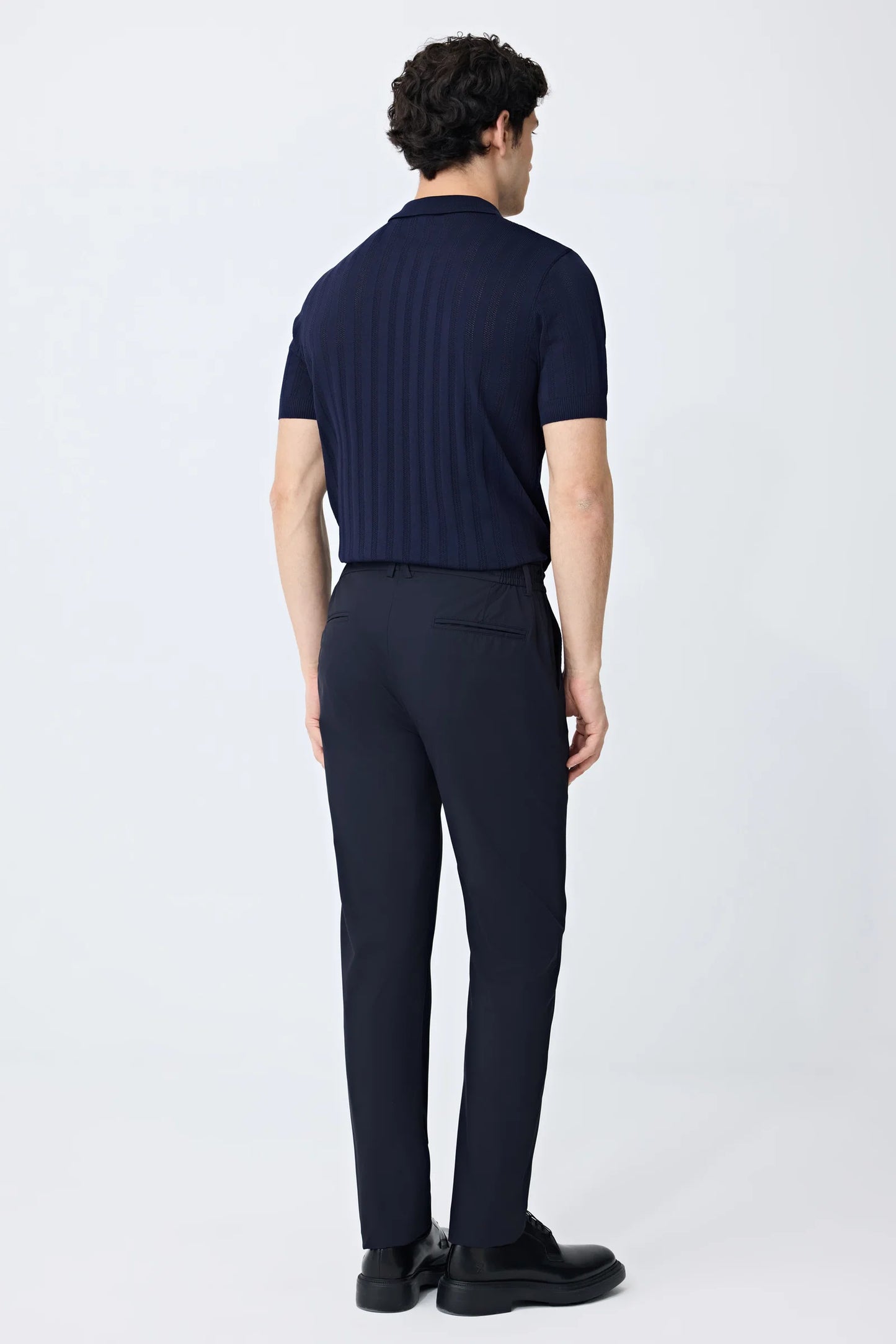 Tween Relaxed Fit (pilesiz) Lacivert Düz Kumaş Pantolon
