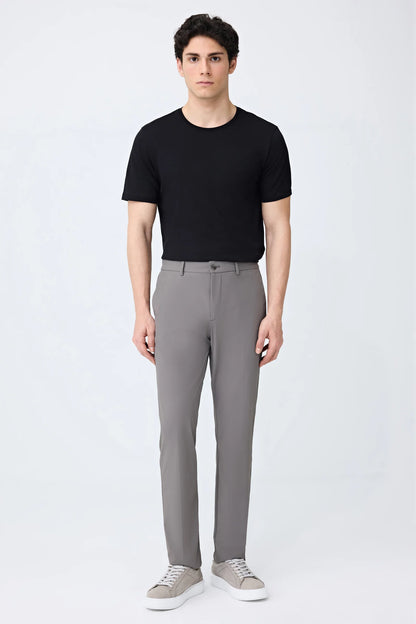 Tween Relaxed Fit (pilesiz) Vizon Armürlü Kumaş Pantolon