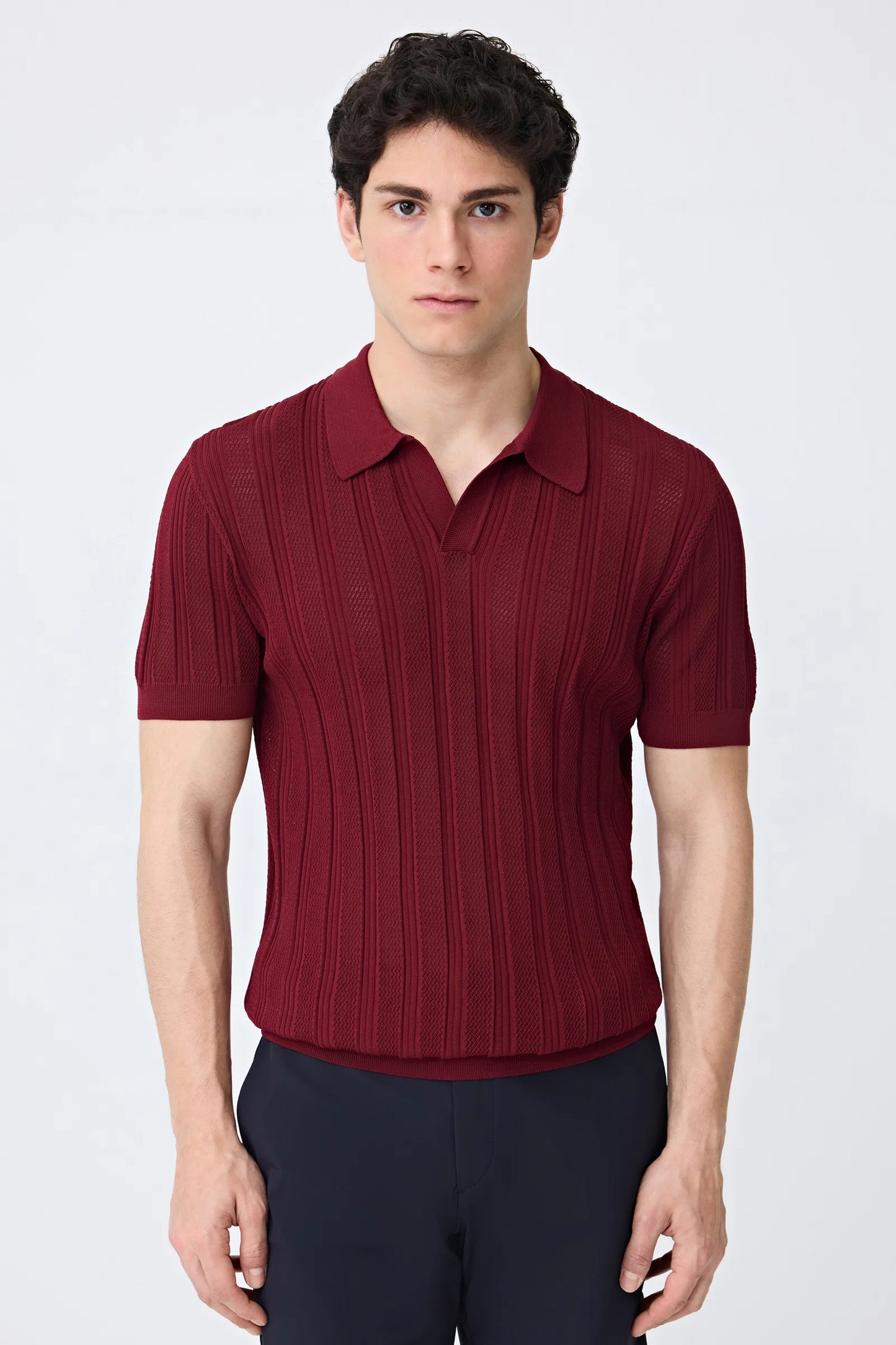 Tween Slim Fit Kiremit Triko