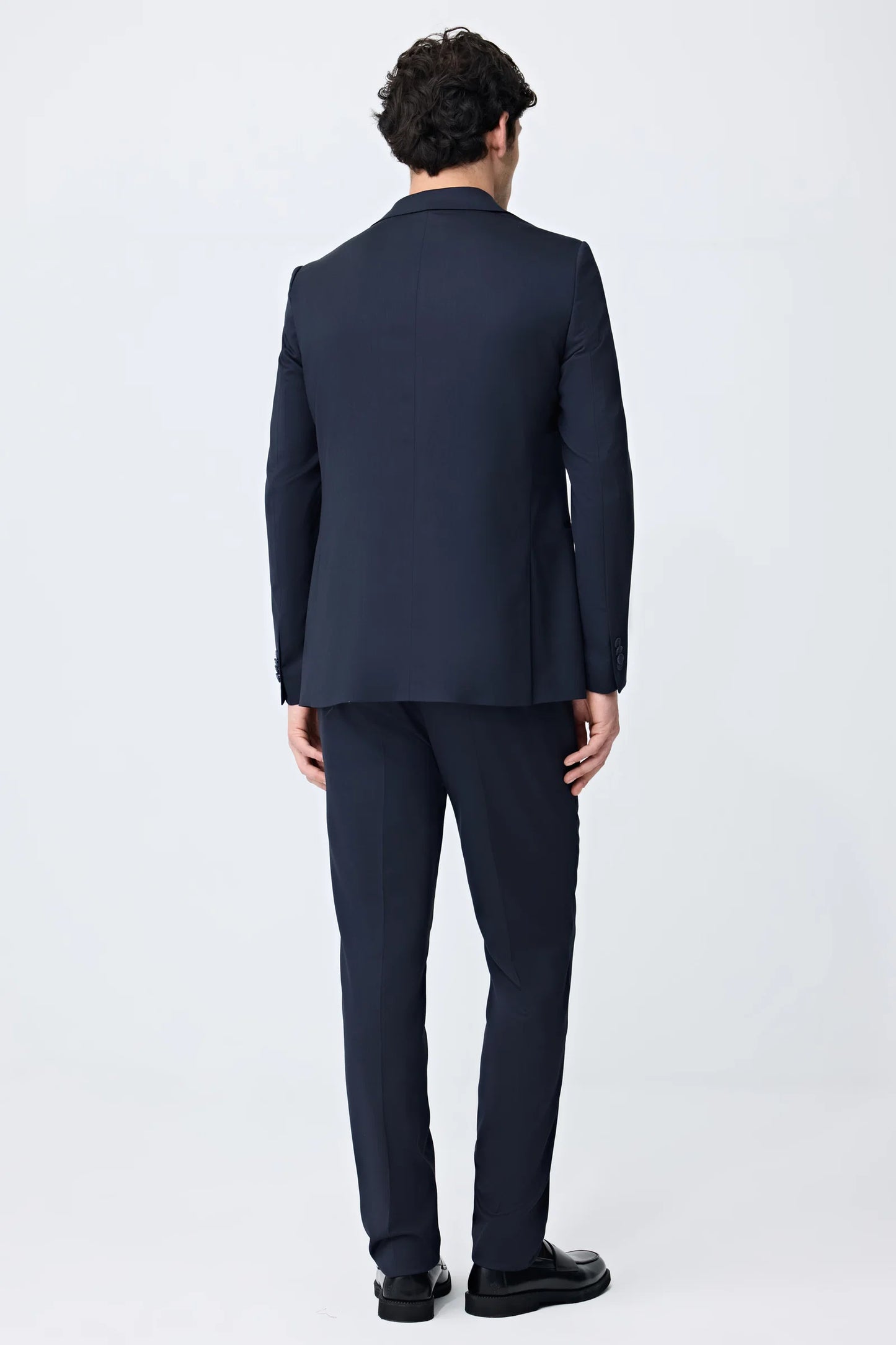 Tween Slim Fit Lacivert Armürlü Takim Elbise