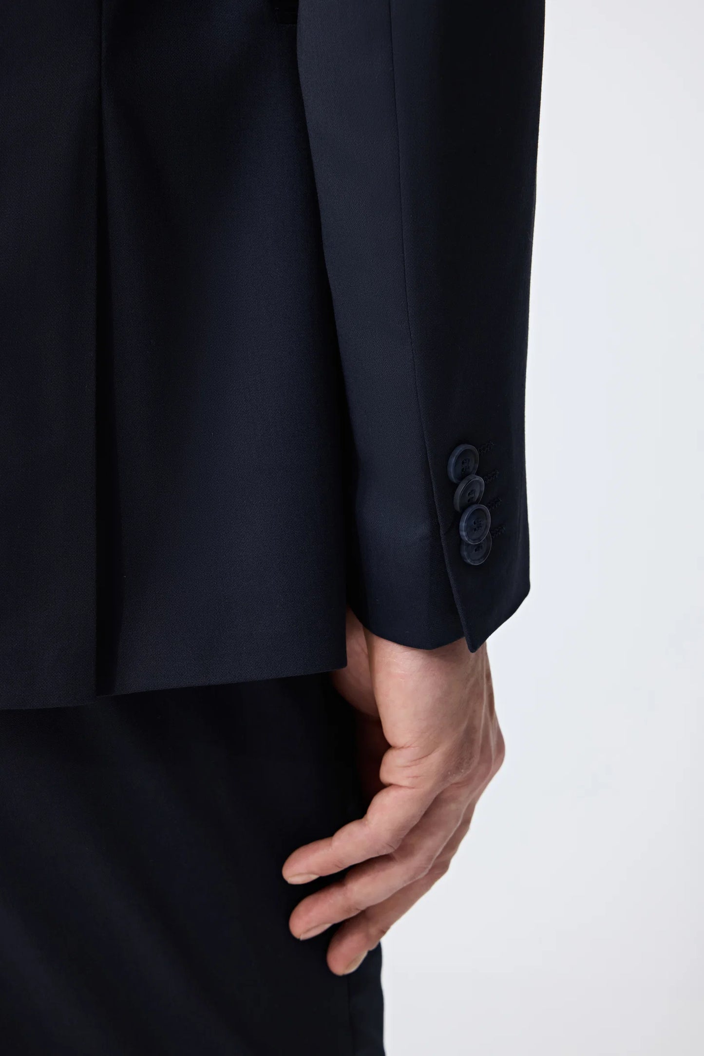 Tween Slim Fit Lacivert Armürlü Takim Elbise
