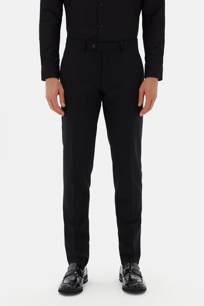 Damat Siyah Kumaş Pantolon