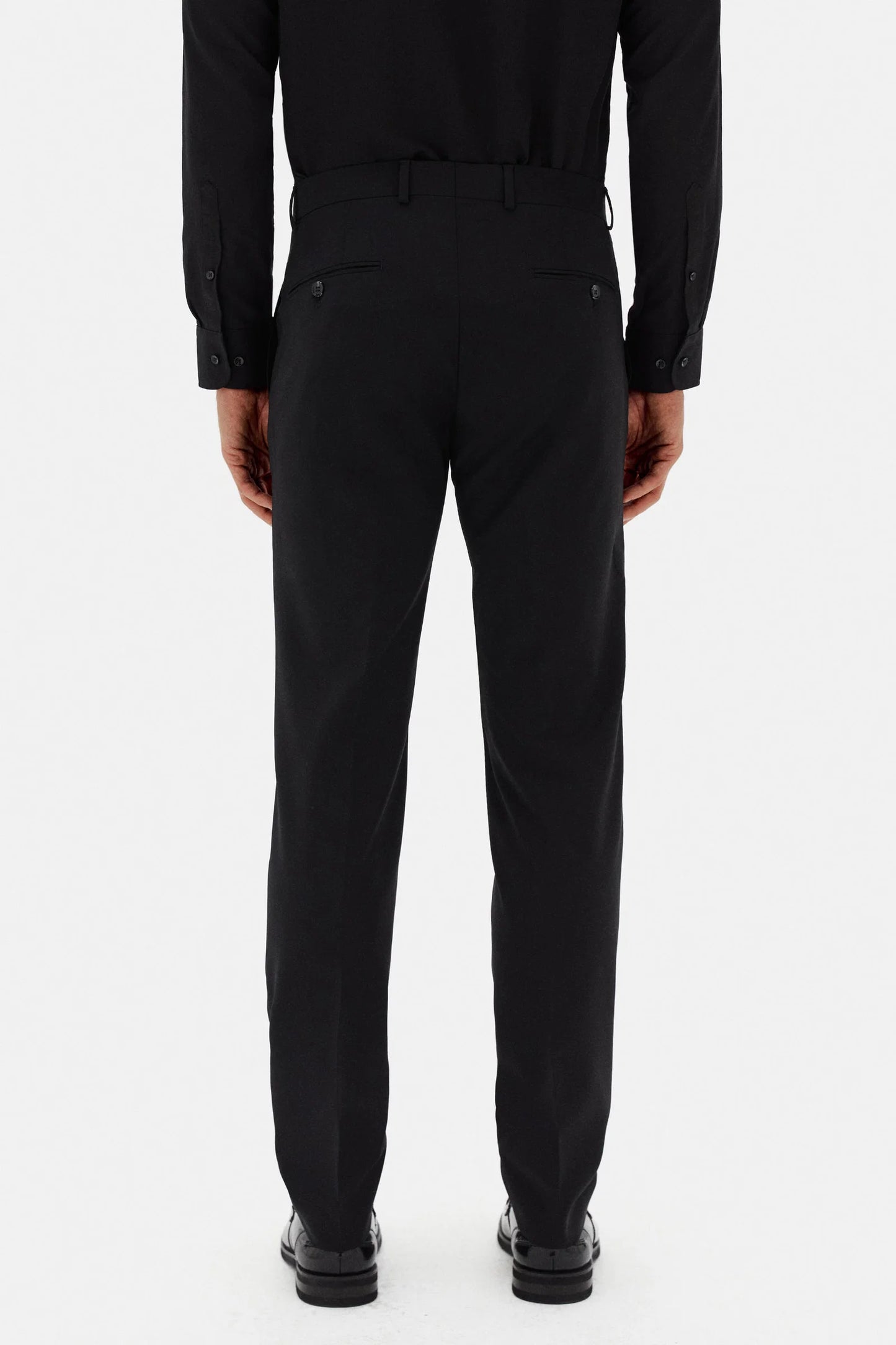 Damat Siyah Kumaş Pantolon