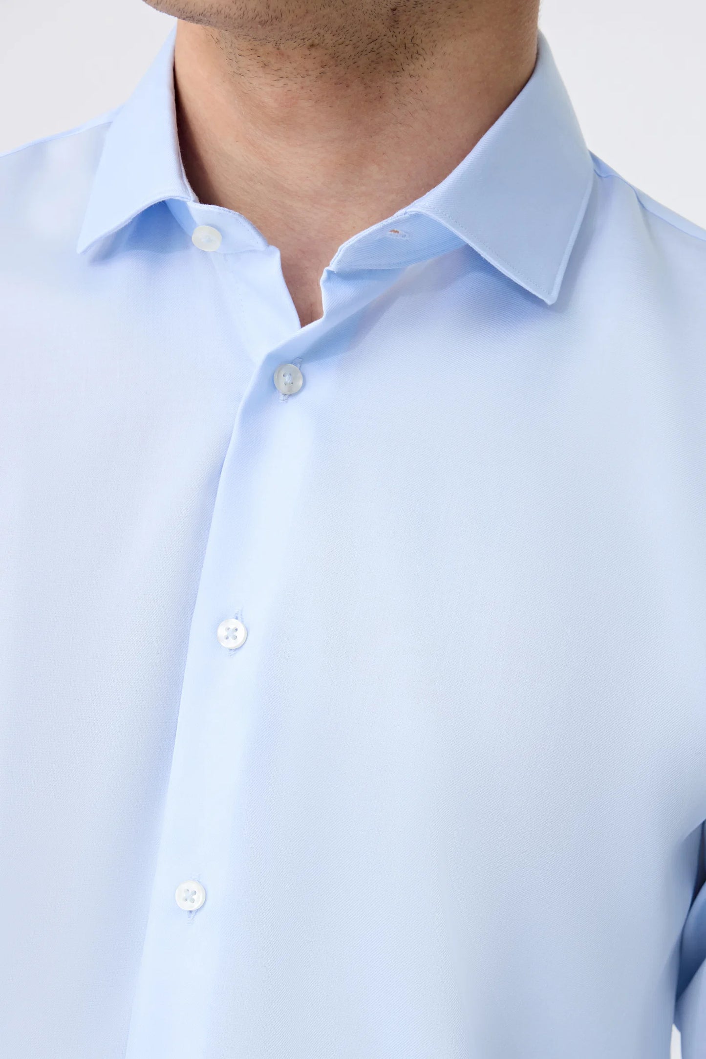 Tween Slim Fit Mavi Düz Gömlek