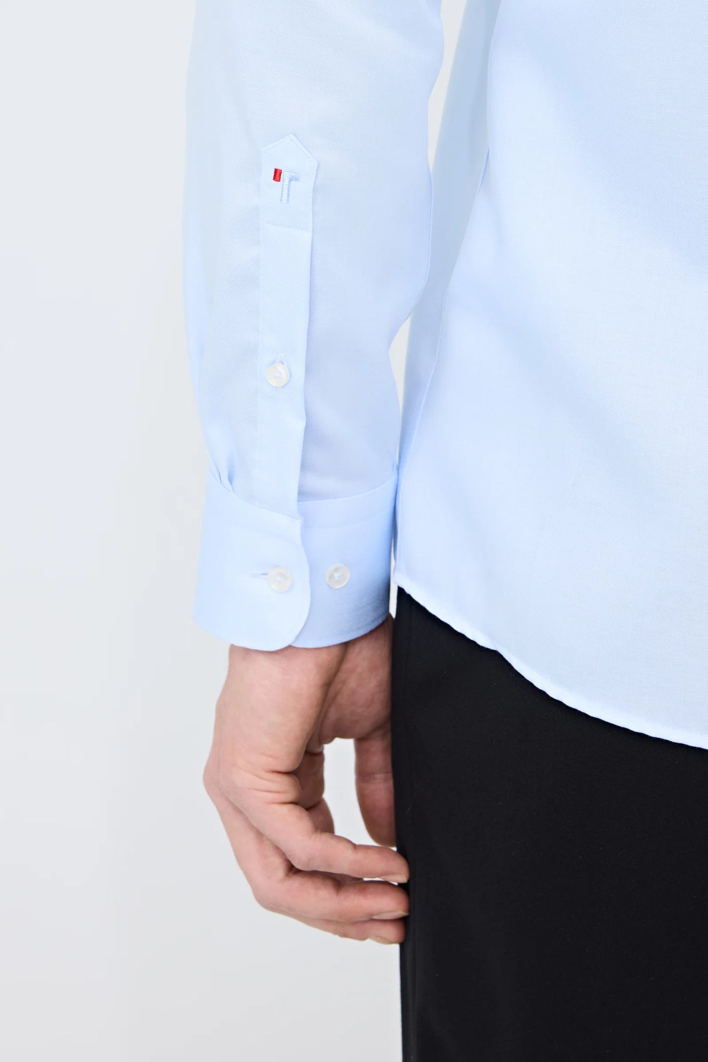 Tween Slim Fit Mavi Düz Gömlek
