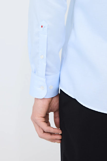 Tween Slim Fit Mavi Düz Gömlek