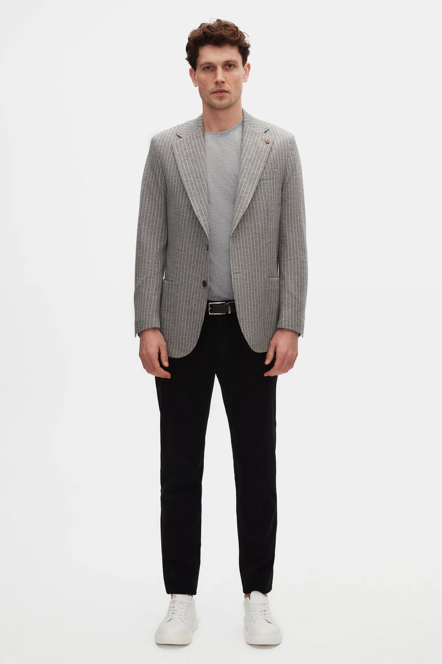 Damat Slim Fit Siyah Gabardin Chino Pantolon