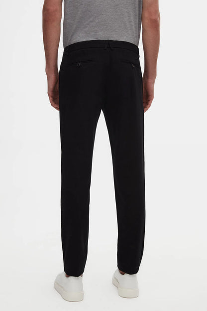 Damat Slim Fit Siyah Gabardin Chino Pantolon