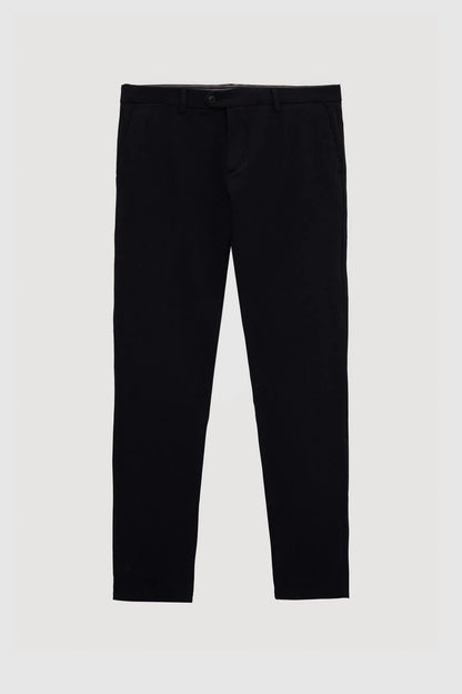 Damat Slim Fit Siyah Gabardin Chino Pantolon